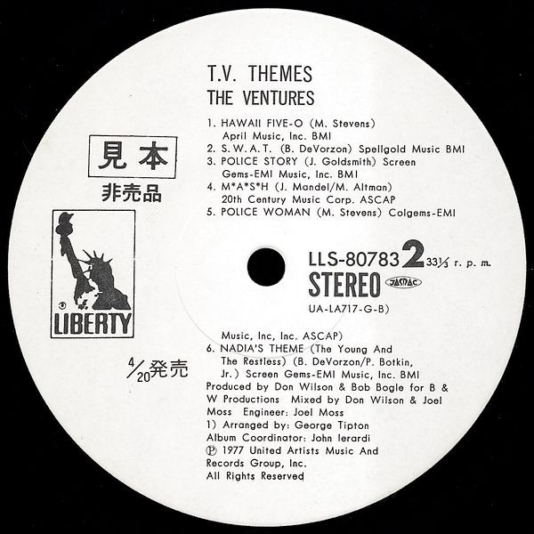 télécharger l'album The Ventures - TV Themes