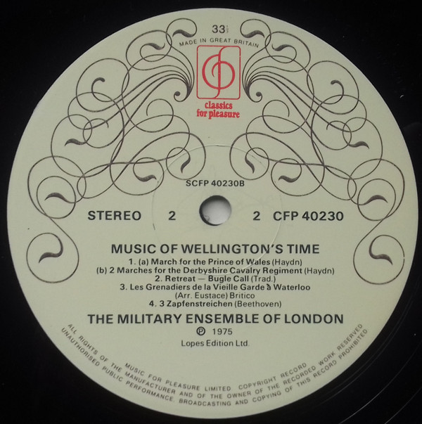 lataa albumi The Military Ensemble Of London - Music Of Wellingtons Time