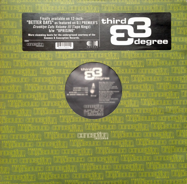 Third Degree – Better Days / Uprising (1997, Vinyl) - Discogs