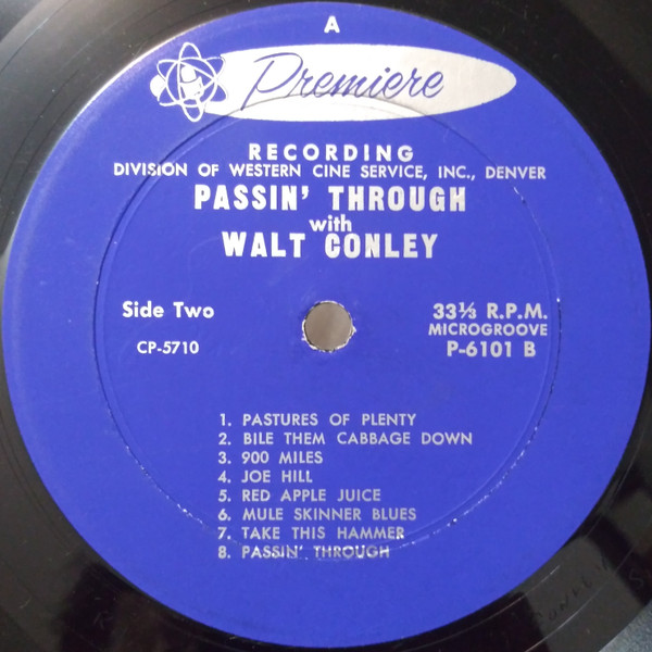 Album herunterladen Walt Conley - Passin Through With Walt Conley