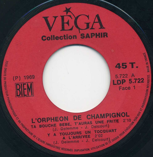 télécharger l'album L'Orphéon De Champignol - Ta Bouche Bébé Tauras Une Frite