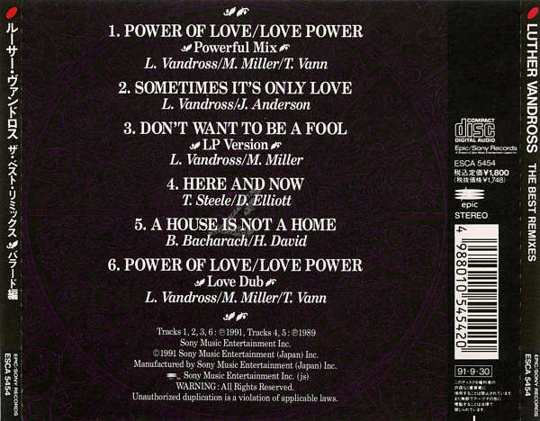 lataa albumi Luther Vandross - The Best Remixes