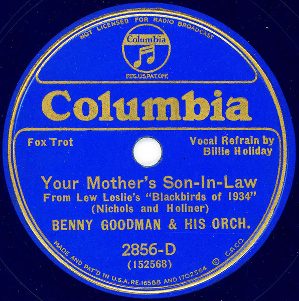 Benny Goodman & His Orch. – Your Mother's Son-In-Law / Tappin' The