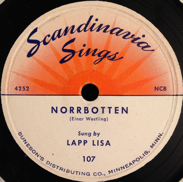 last ned album Lapp Lisa - Norbotten Mitt Barndomshem Bland Fjällen