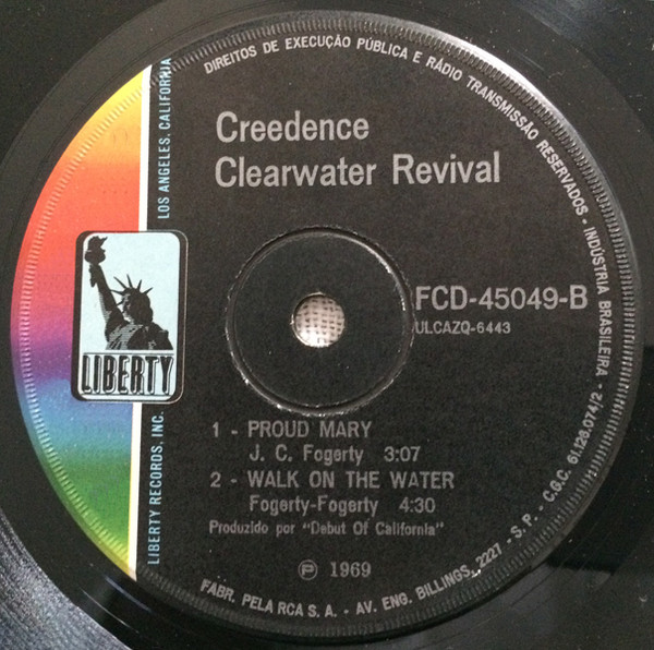 descargar álbum Creedence Clearwater Revival - Bad Moon Rising Lodi Proud Mary Walk On The Water