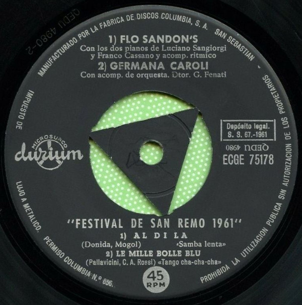 lataa albumi Various - Festival Sanremo 1961