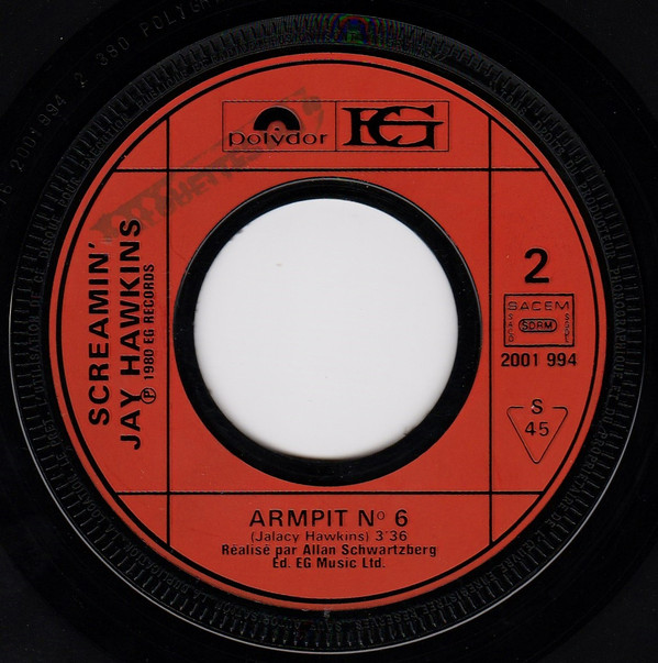 baixar álbum Screamin' Jay Hawkins - I Put A Spell On You Version 80 Armpit Nº6