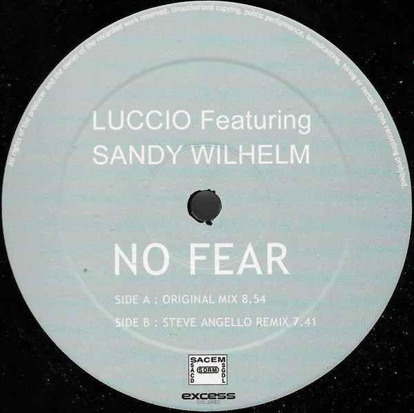 ladda ner album DJ Luccio Featuring Sandy Wilhelm - No Fear