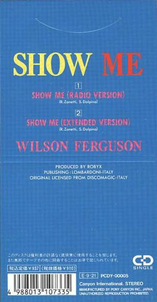 Wilson Ferguson – Show Me (Vinyl) - Discogs