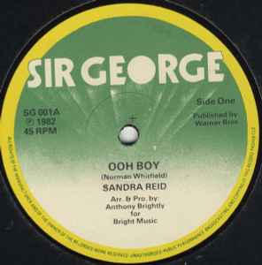 Ooh Boy / I Love You - Sandra Reid / Anthony Brightly