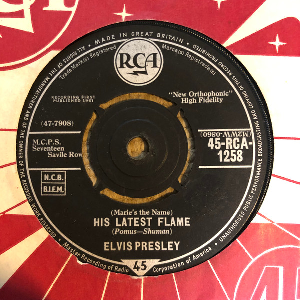 Elvis Presley - His Latest Flame | Releases | Discogs