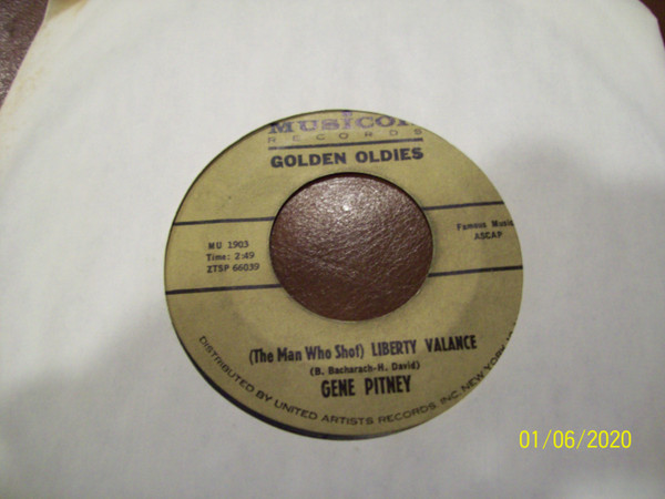 lataa albumi Download Gene Pitney - The Man Who Shot LIBERTY VALENCE Half Heaven Half Heartache album