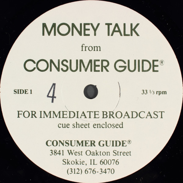 Album herunterladen Unknown Artist - Money Talk From Consumer Guide