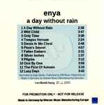 Cover of A Day Without Rain, 2000, CD