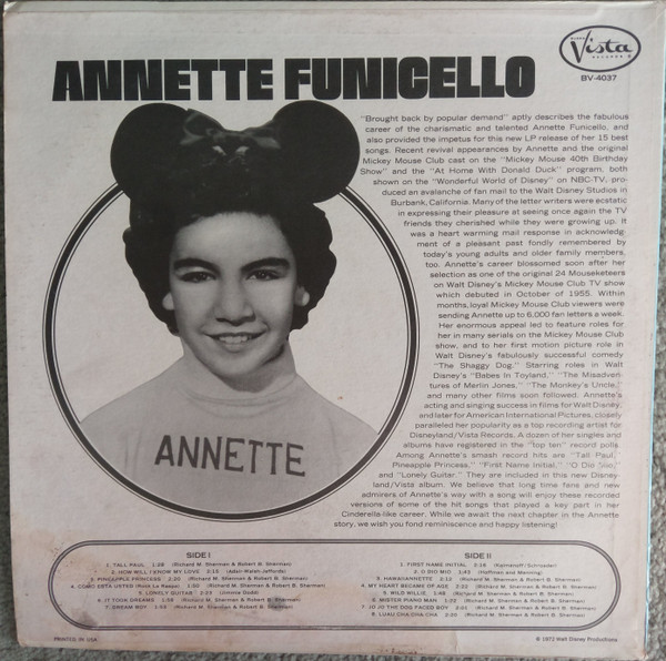 ladda ner album Annette - Annette Funicello