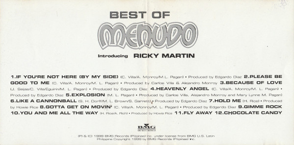 descargar álbum Menudo Introducing Ricky Martin - Best Of Menudo