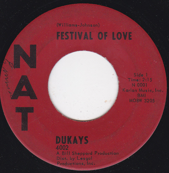 Dukays – Festival Of Love / Nite Owl (1961, Vinyl) - Discogs