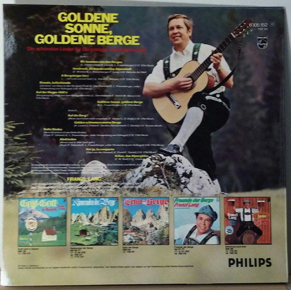 baixar álbum Franzl Lang - Goldene Sonne Goldene Berge