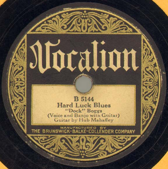 descargar álbum Dock Boggs - New Prisoners Song Hard Luck Blues