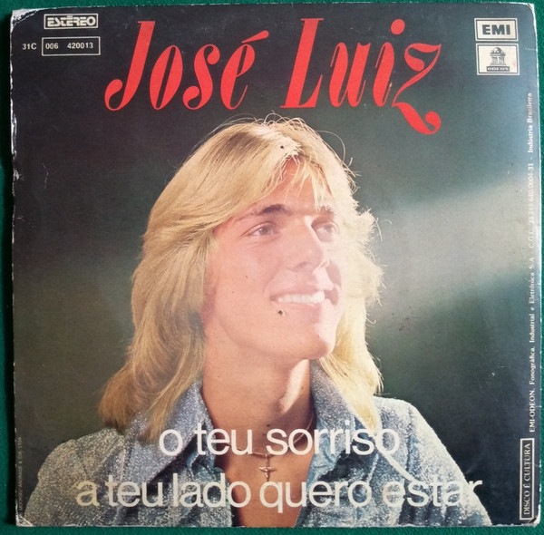 last ned album José Luiz - O Teu Sorriso A Teu Lado Quero Estar