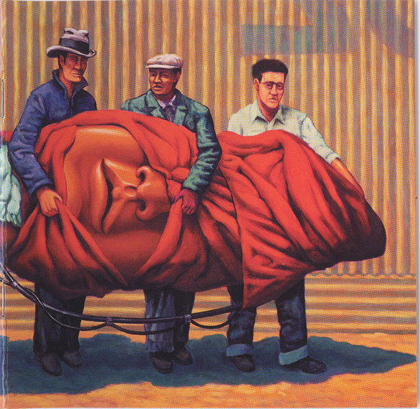 The Mars Volta – Amputechture (2006, White/Orange Marbled Half And