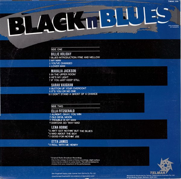 télécharger l'album Various - Black N Blues