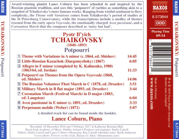 lataa albumi Tchaikovsky, Lance Coburn - Potpourri