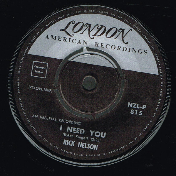 ladda ner album Ricky Nelson - Its Up To You