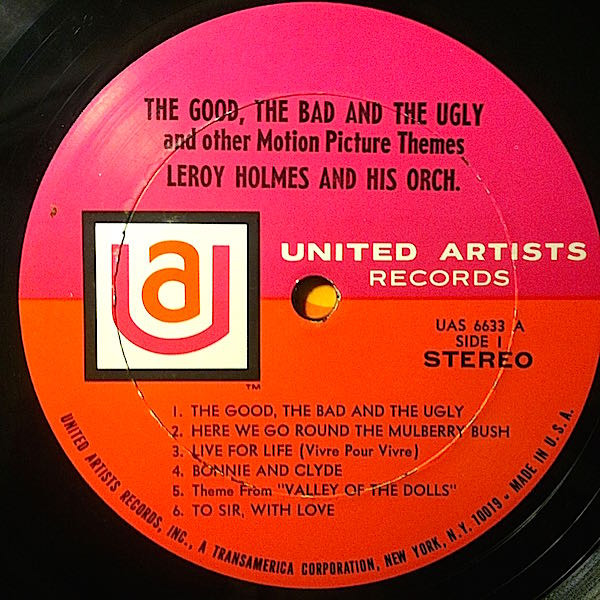 last ned album Leroy Holmes And His Orchestra - The Good The Bad And The Ugly And Other Motion Picture Themes