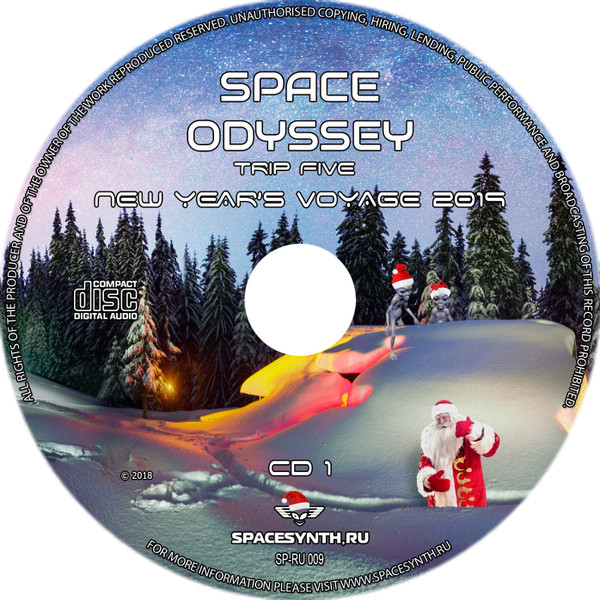 télécharger l'album Various - Space Odyssey Trip Five New Years Voyage 2019