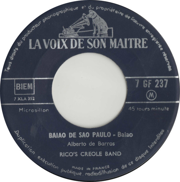 Album herunterladen Rico's Creole Band - Baiao De Sao Paulo Roller Catch