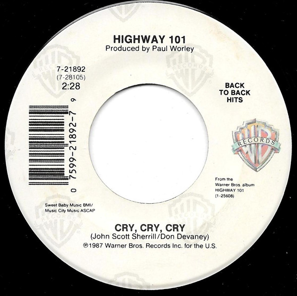 descargar álbum Highway 101 - Somewhere Tonight Cry Cry Cry