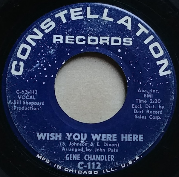 baixar álbum Gene Chandler - Think Nothing About It Wish You Were Here