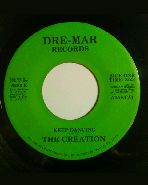 The Creation – Keep Dancing (1983, Vinyl) - Discogs