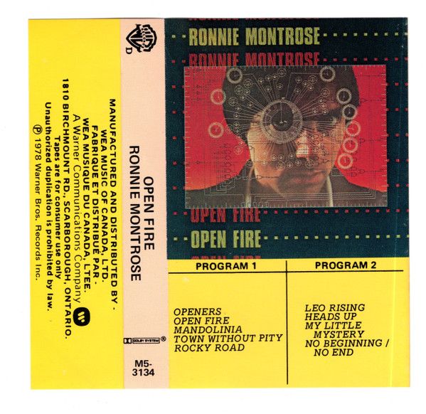 Ronnie Montrose - Open Fire | Releases | Discogs