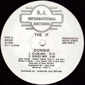 The It - Donnie album cover