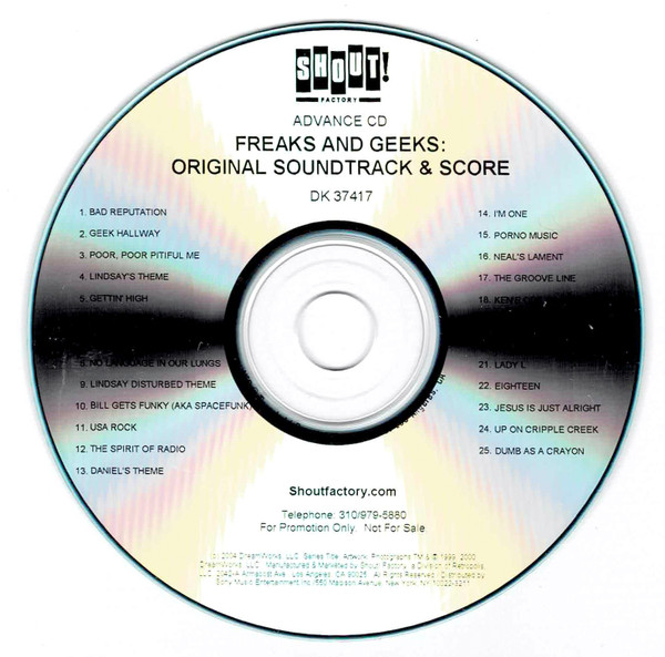 Freaks And Geeks: Original Soundtrack And Score (2004, CD) - Discogs