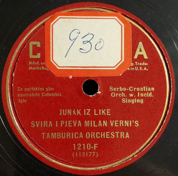lataa albumi Milan Verni's Tamburica Orchestra - Junak Iz Like Osmanli Marš