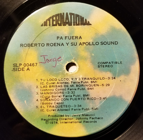 télécharger l'album Roberto Roena Y Su Apollo Sound - Pa Fuera