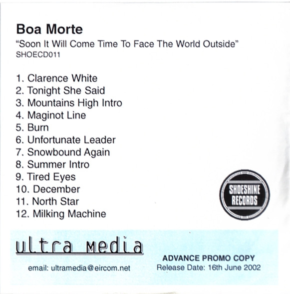 lataa albumi Boa Morte - Soon It Will Come Time To Face The World Outside