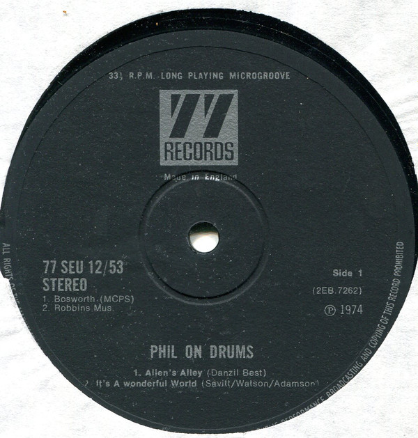 last ned album Phil Seamen - Phil On Drums