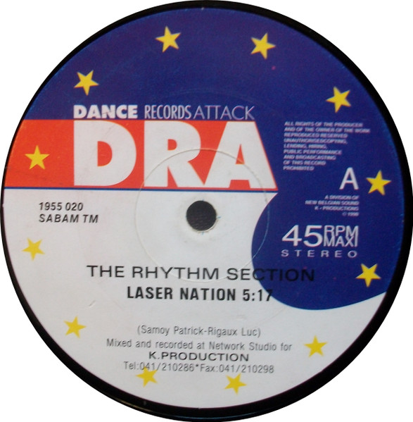 The Rhythm Section – Laser Nation (1990, Vinyl) - Discogs