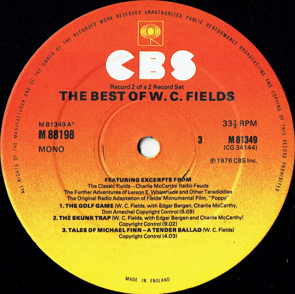 télécharger l'album WC Fields - The Best Of WC Fields