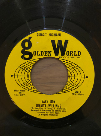 Juanita Williams – Baby Boy (1964, Vinyl) - Discogs