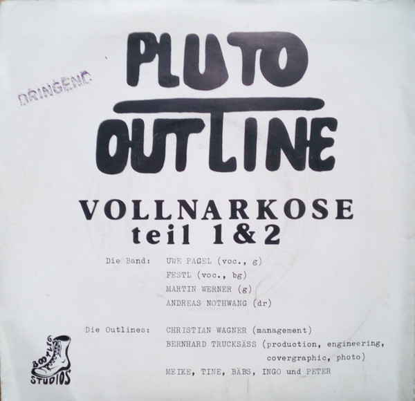 baixar álbum Pluto Outline - Vollnarkose