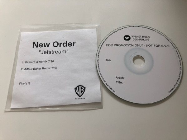 New Order - Jetstream | Releases | Discogs