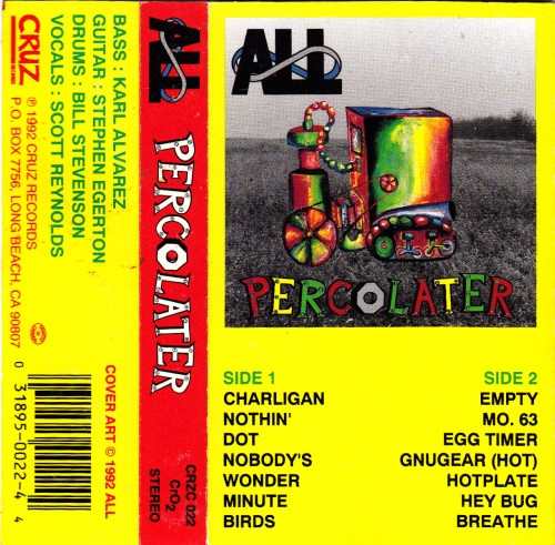 ALL – Percolater (1992, Cassette) - Discogs