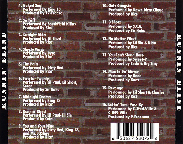 Album herunterladen Download Various - Runnin Blind album