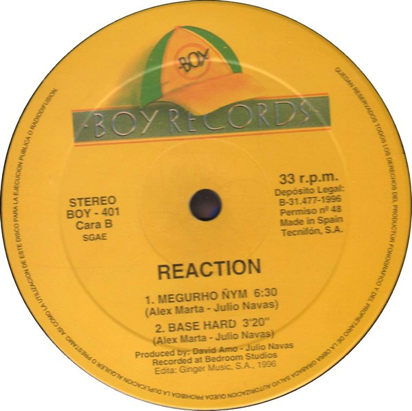 lataa albumi Reaction - Bass Hard