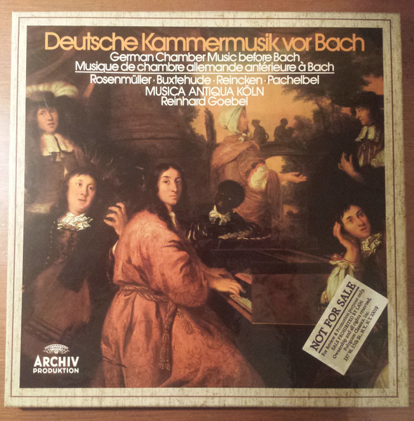 Musica Antiqua Musical Placement Goebel Bach Bach Musicale Victime Bw 1079 